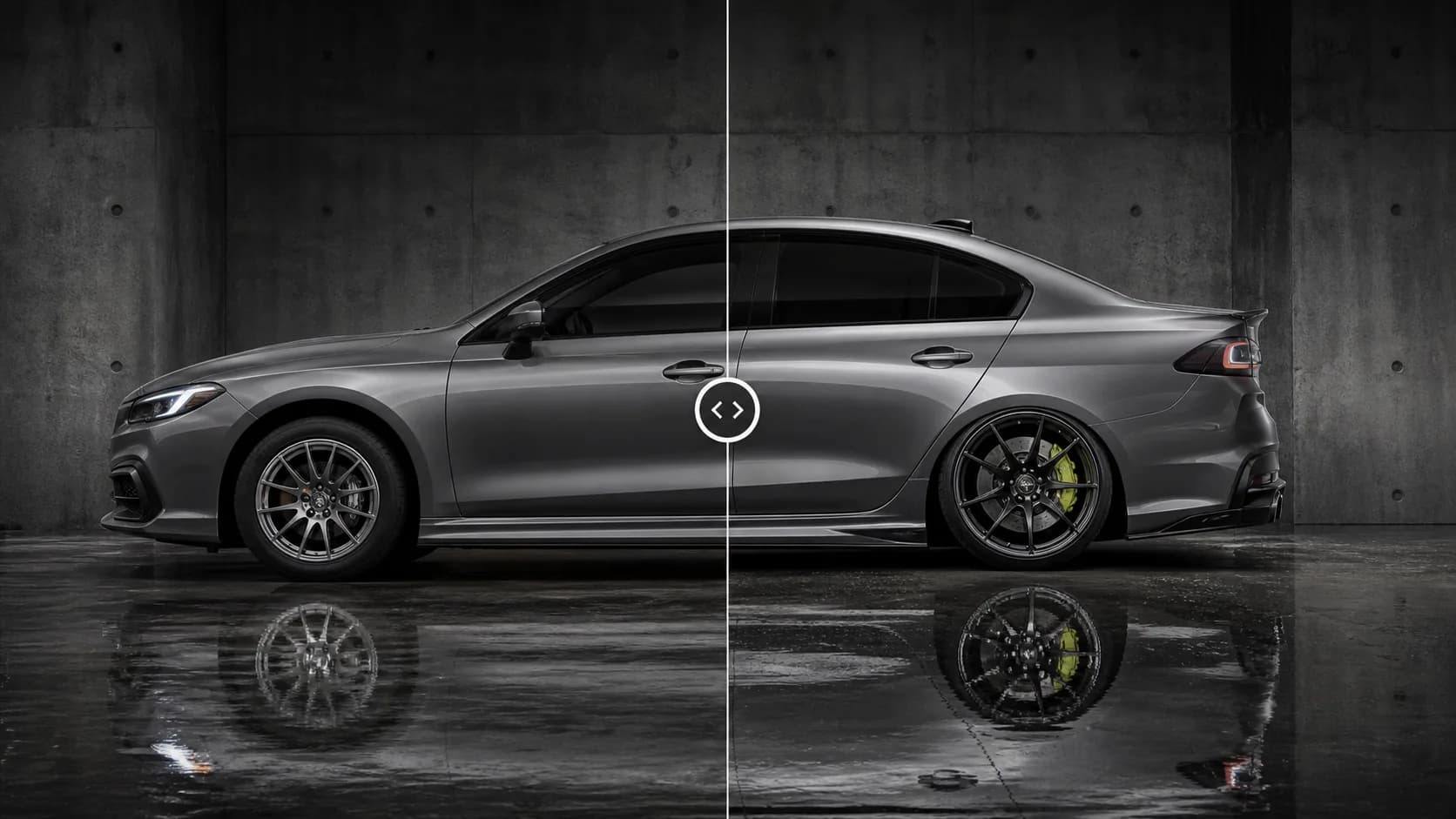 Stance Visualizer before and after visual concept